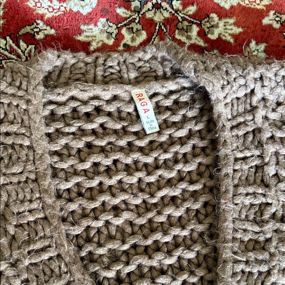 Anthropologie Clarissa Chunky Brown Cardigan by Raga - Picture 8 of 14